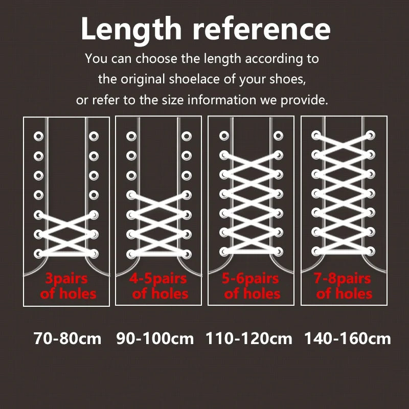 1Pair Strong Round Shoe laces Sneaker Shoelaces High Top Outdoor Walking Hiking Boot Laces Shoes Strings Quality Bold Shoelace