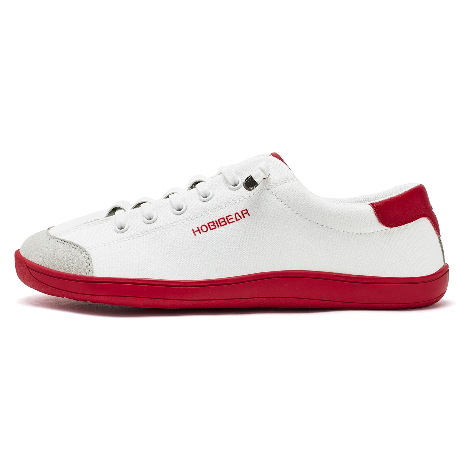 HOBIBEAR Wide Toe Barefoot Shoes for Unisex Minimalist Artificial Leather Sneakers Lightweight Adjustable Slip On Walking Shoes