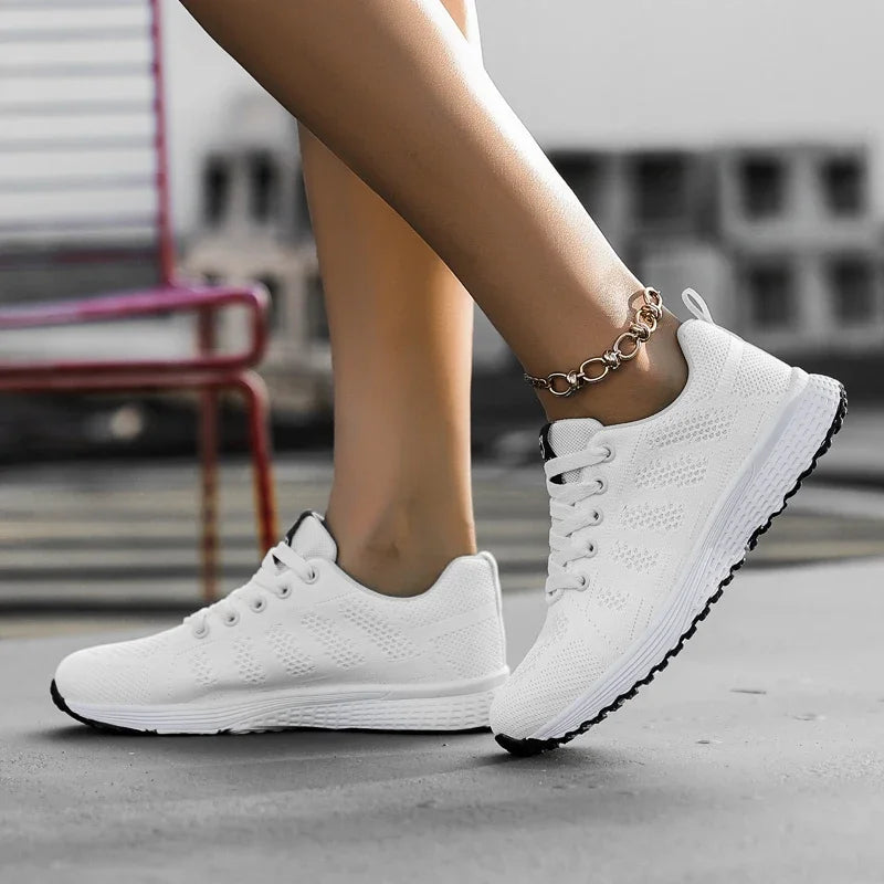 Sneakers for Women 2024 Trend Comfortable Woman Shoes Luxury Brand Summer Footwear Breathable Casual Sport Running Walking Shoes