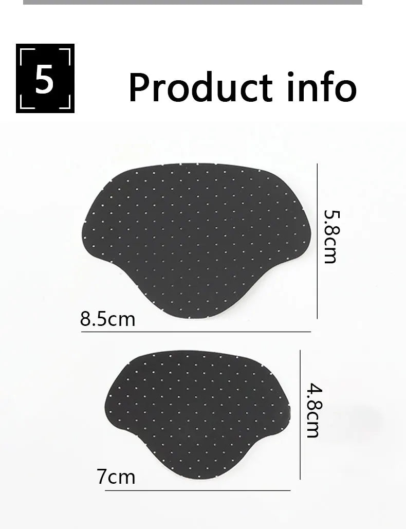 Heel Repair Subsidy Sticky Shoes Hole Sneakers Insoles Patch Heel Pads Heels Sticker Protector Foot Care Anti-Wear Inserts 4 PCS