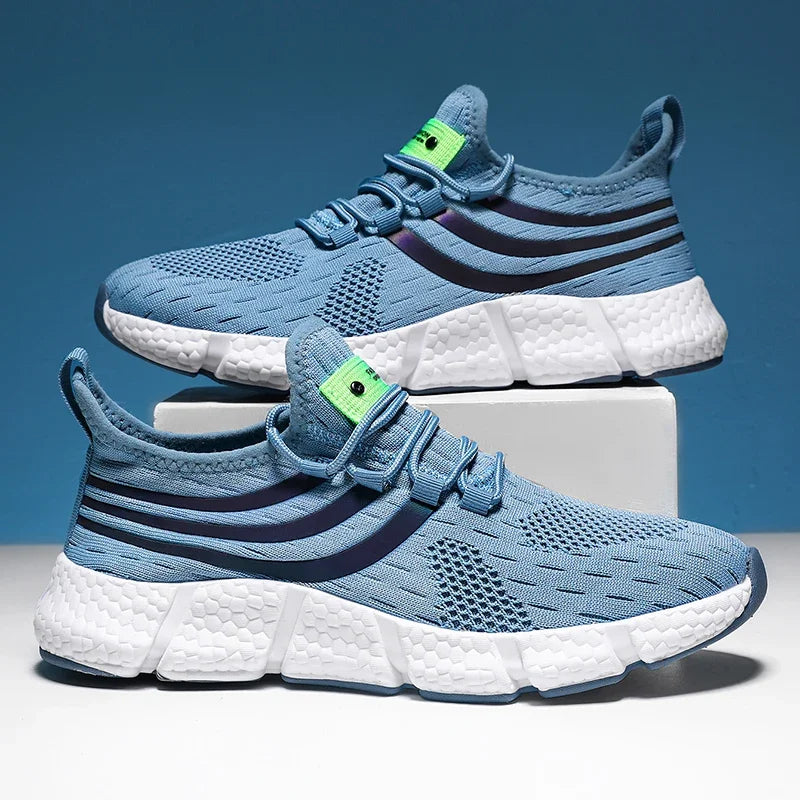 Men Shoes Breathable Classic Running Sneakers for Man Outdoor Light Comfortable Mesh Shoes Slip on Walking Shoes Tenis Masculino