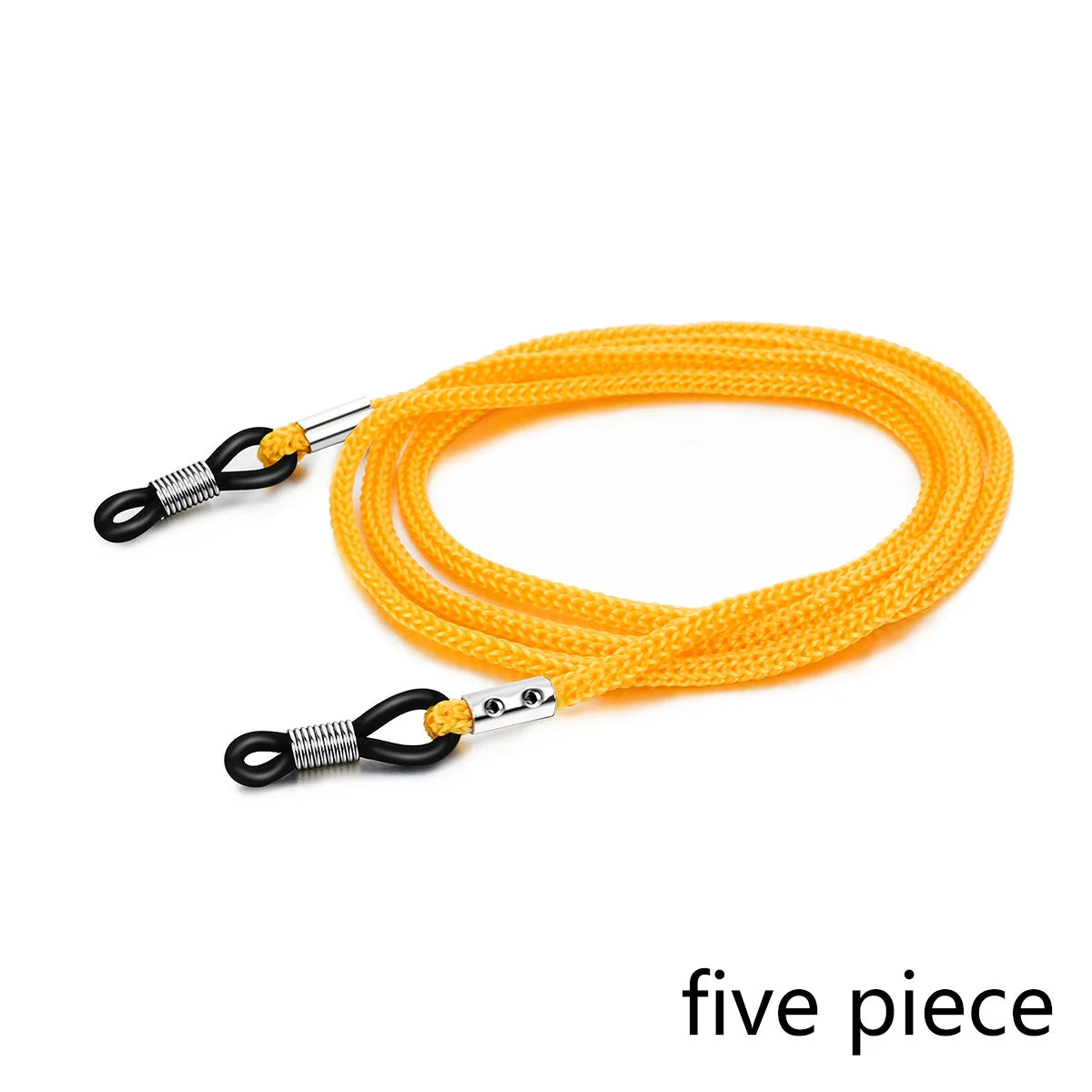 5ps Adjustable Glasses Strap Holder Anti Slip Glasses Cord Rope, Sports Sunglasses Chain Lanyard Eyewear Retainer Women Men