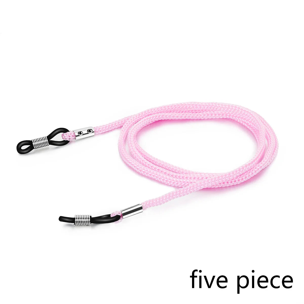 5ps Adjustable Glasses Strap Holder Anti Slip Glasses Cord Rope, Sports Sunglasses Chain Lanyard Eyewear Retainer Women Men