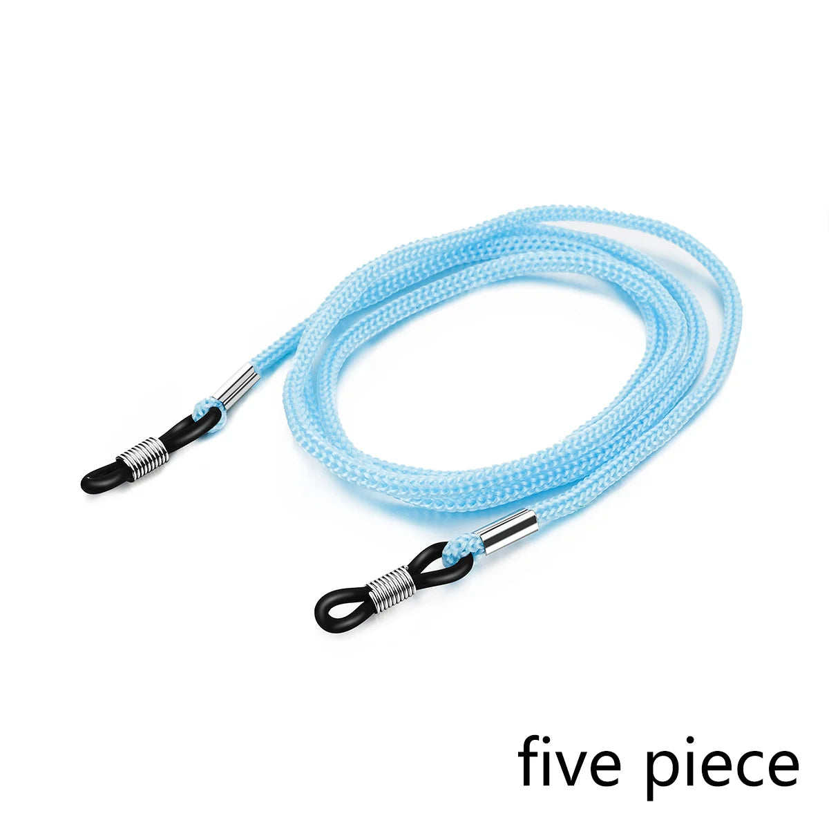 5ps Adjustable Glasses Strap Holder Anti Slip Glasses Cord Rope, Sports Sunglasses Chain Lanyard Eyewear Retainer Women Men