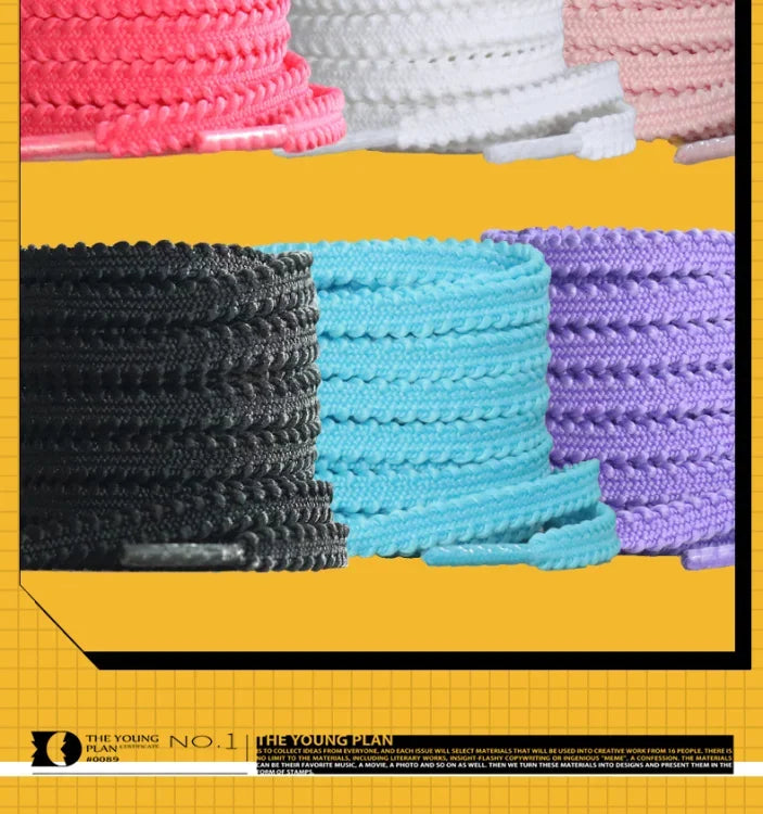 Fashion Rope Shoelace for Shoes New Casual Sneakers tennis Shoe Laces Flat Shoelaces 120/140/160CM Shoes Accessories 1Pair