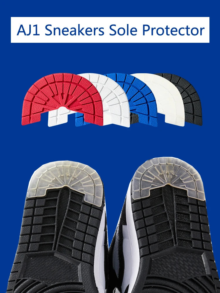 1Pair Wear-resistant Outsole Shoes Protector for Sneakers Men Shoe Repair Anti-Slip Self-Adhesive Rubber Sole Sports Shoes Patch