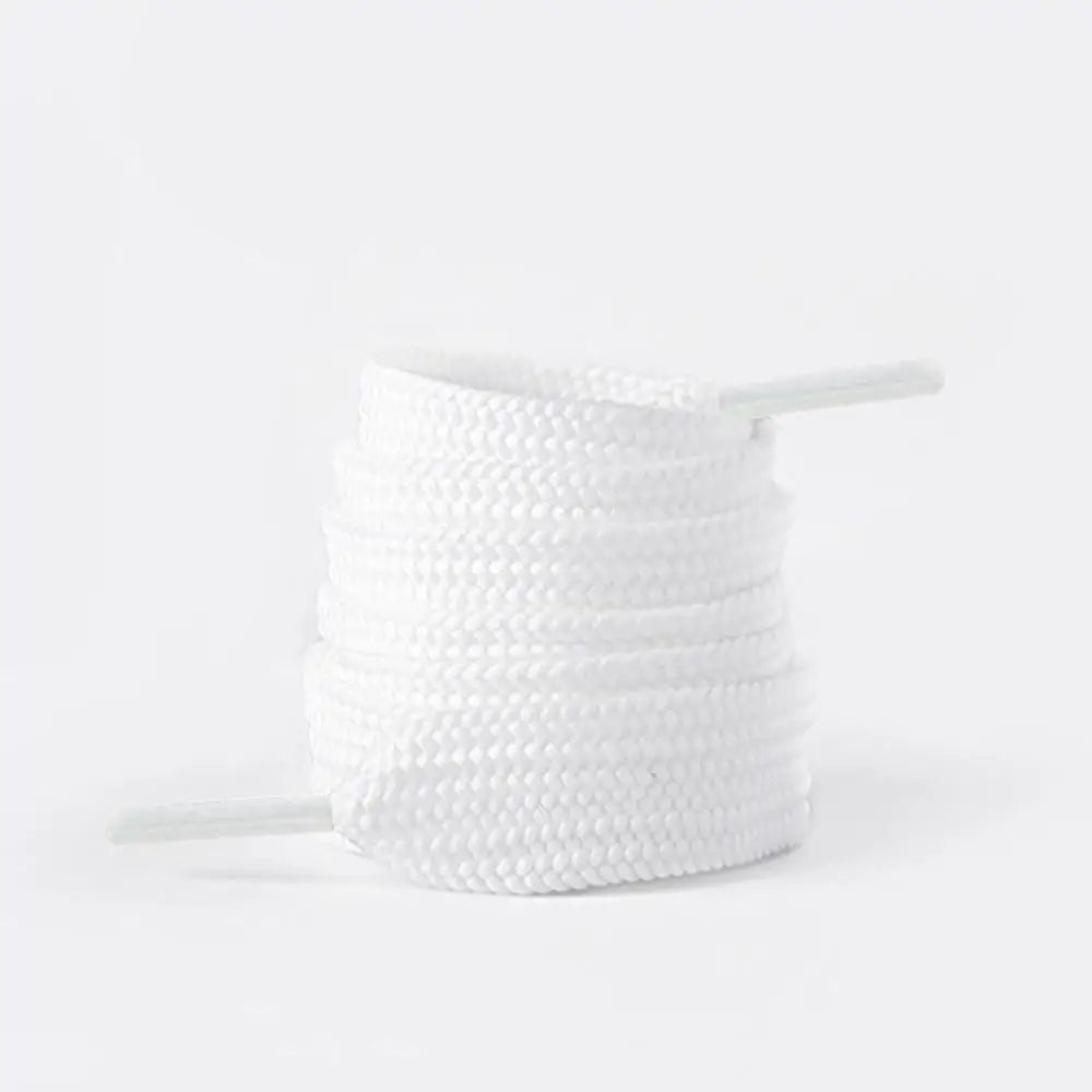 1 Pair Shoelaces Flat Thicken Weave Craft Off 2cm Wide Black White Shoe Laces High-top Sneaker Canvas Shoelace Accessories