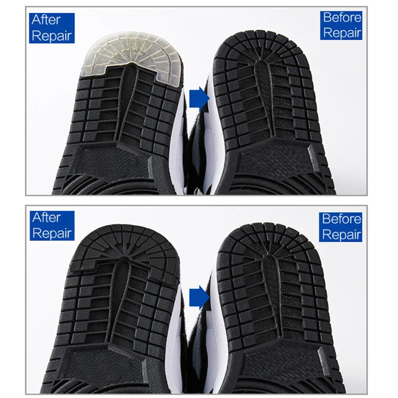 1Pair Wear-resistant Outsole Shoes Protector for Sneakers Men Shoe Repair Anti-Slip Self-Adhesive Rubber Sole Sports Shoes Patch