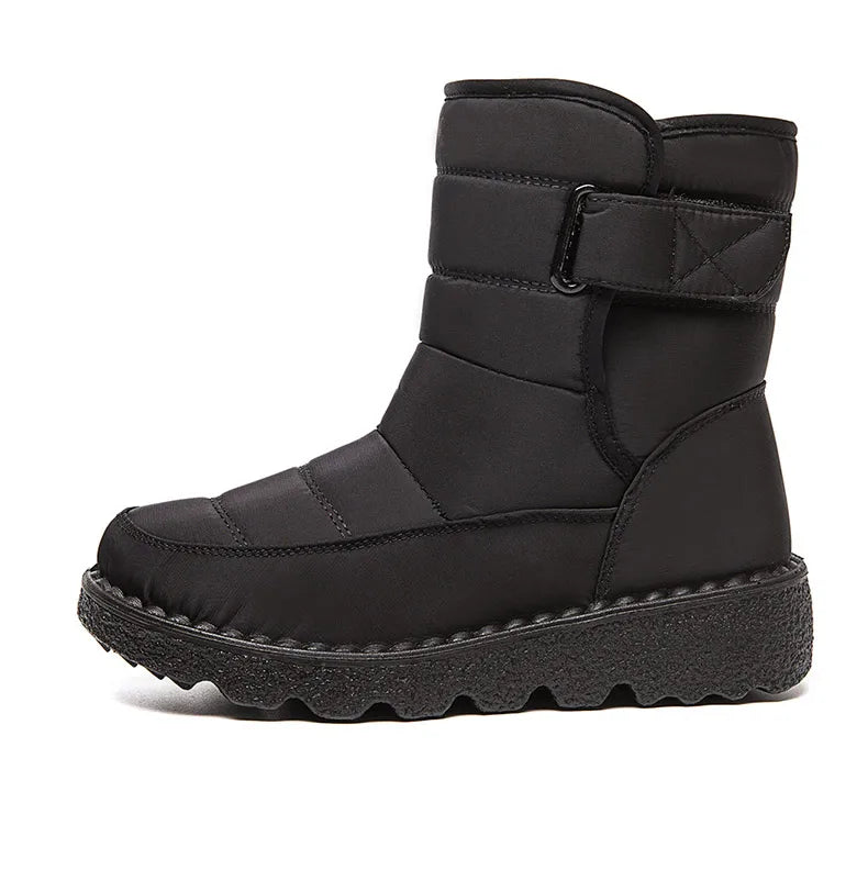 Women Boots 2024 Winter Shoes Woman Waterproof Snow Boots Winter Warm Fur Botas Mujer Korea Style Black Ankle Boots For Women