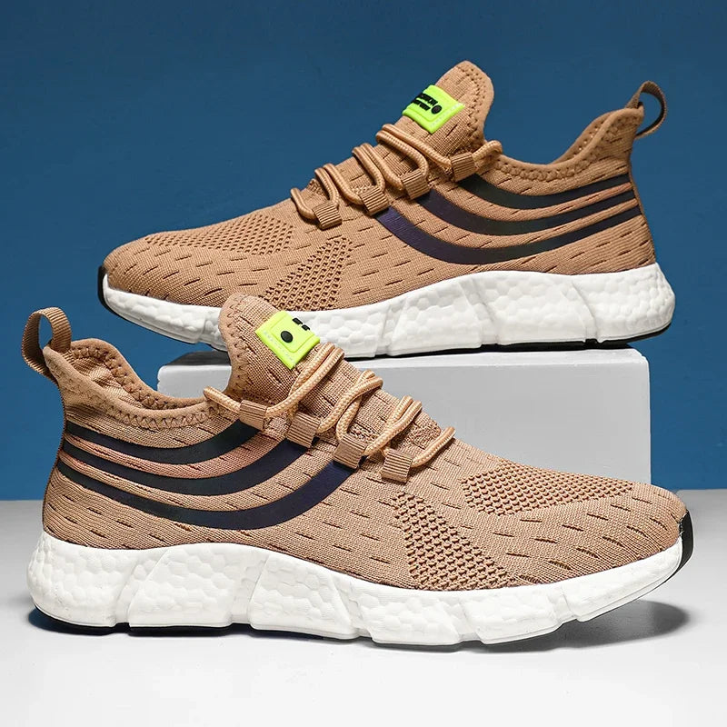 Men Shoes Breathable Classic Running Sneakers for Man Outdoor Light Comfortable Mesh Shoes Slip on Walking Shoes Tenis Masculino