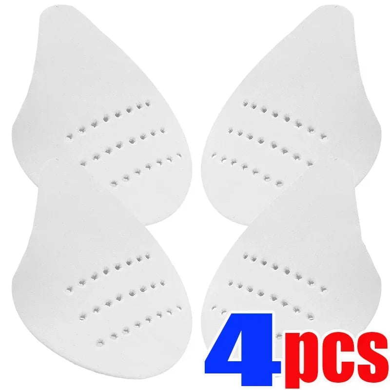 4/2Pcs Sneaker Shield Sneakers Anti Crease Wrinkled Fold Shoes Support Toe Cap Sport Ball Shoes Head Stretcher Head Shield