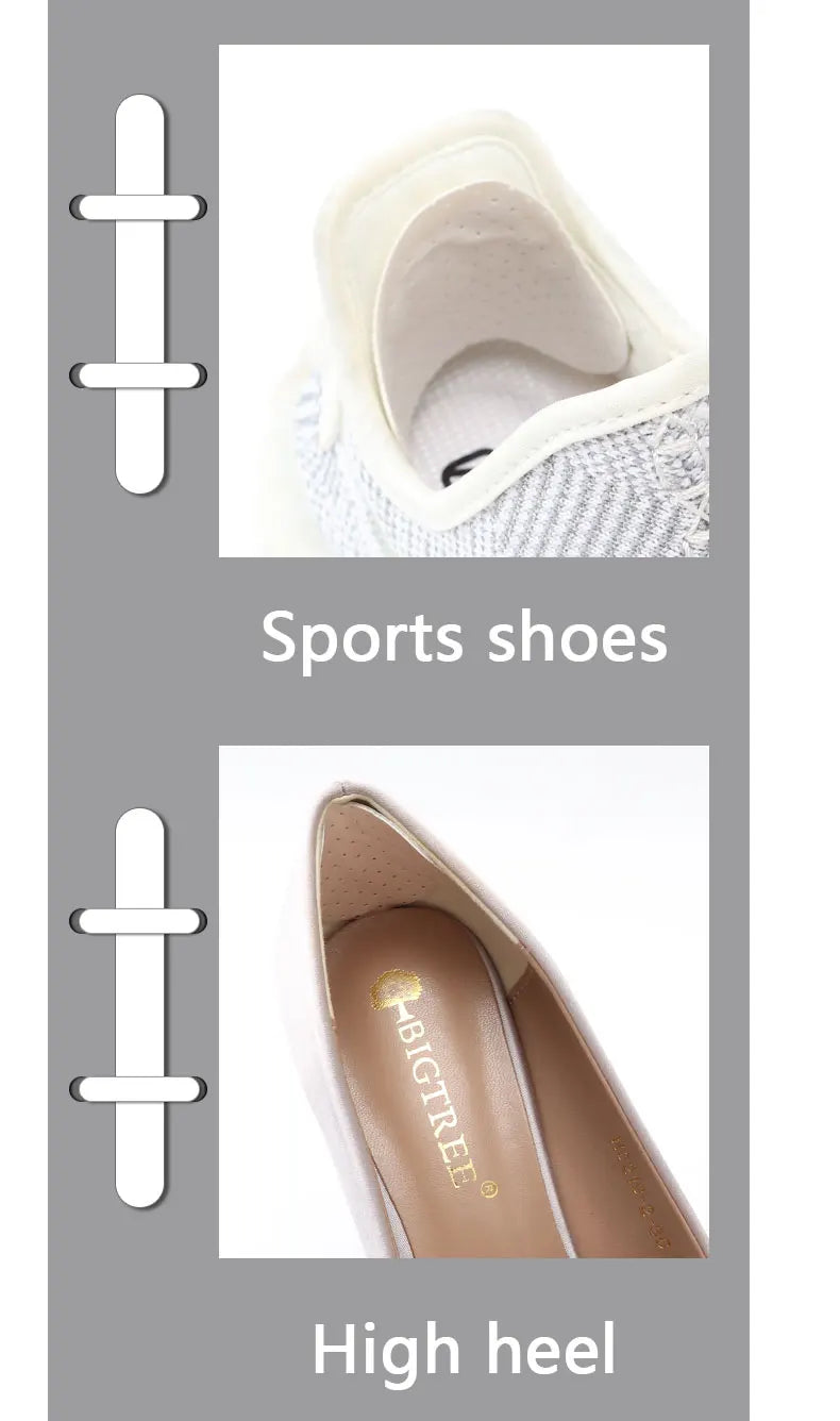 Heel Repair Subsidy Sticky Shoes Hole Sneakers Insoles Patch Heel Pads Heels Sticker Protector Foot Care Anti-Wear Inserts 4 PCS
