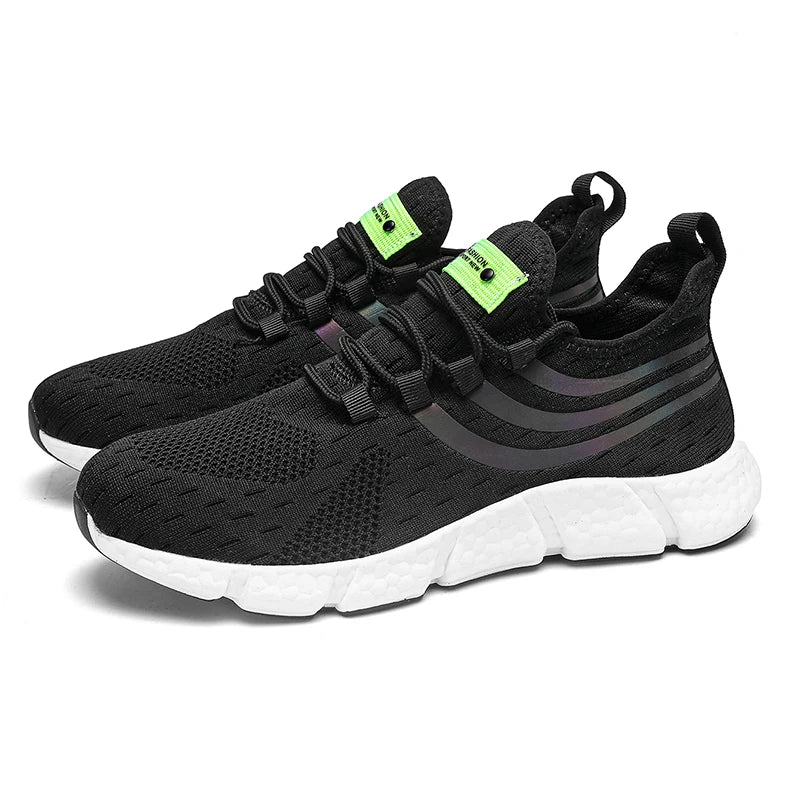 Men Shoes Breathable Classic Running Sneakers for Man Outdoor Light Comfortable Mesh Shoes Slip on Walking Shoes Tenis Masculino