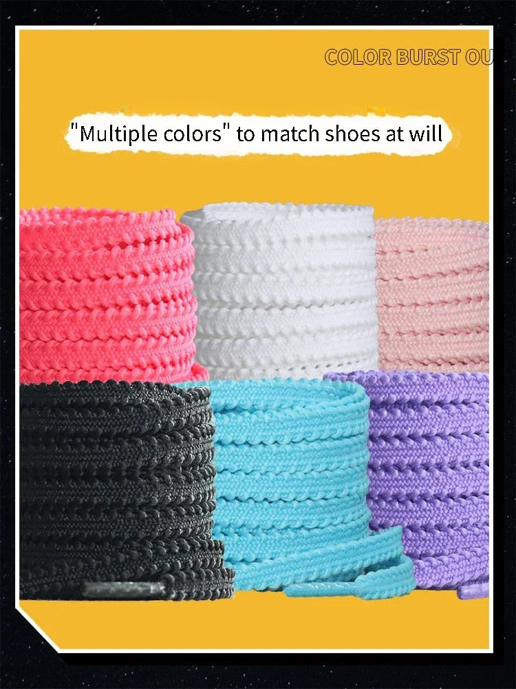 Fashion Rope Shoelace for Shoes New Casual Sneakers tennis Shoe Laces Flat Shoelaces 120/140/160CM Shoes Accessories 1Pair