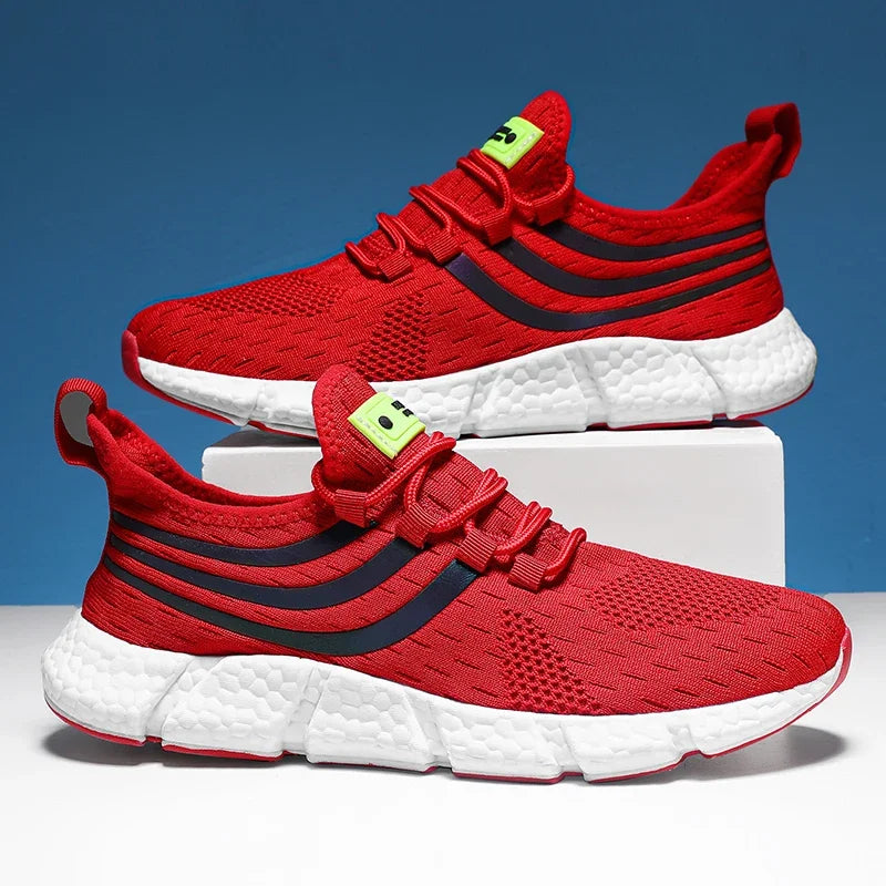 Men Shoes Breathable Classic Running Sneakers for Man Outdoor Light Comfortable Mesh Shoes Slip on Walking Shoes Tenis Masculino