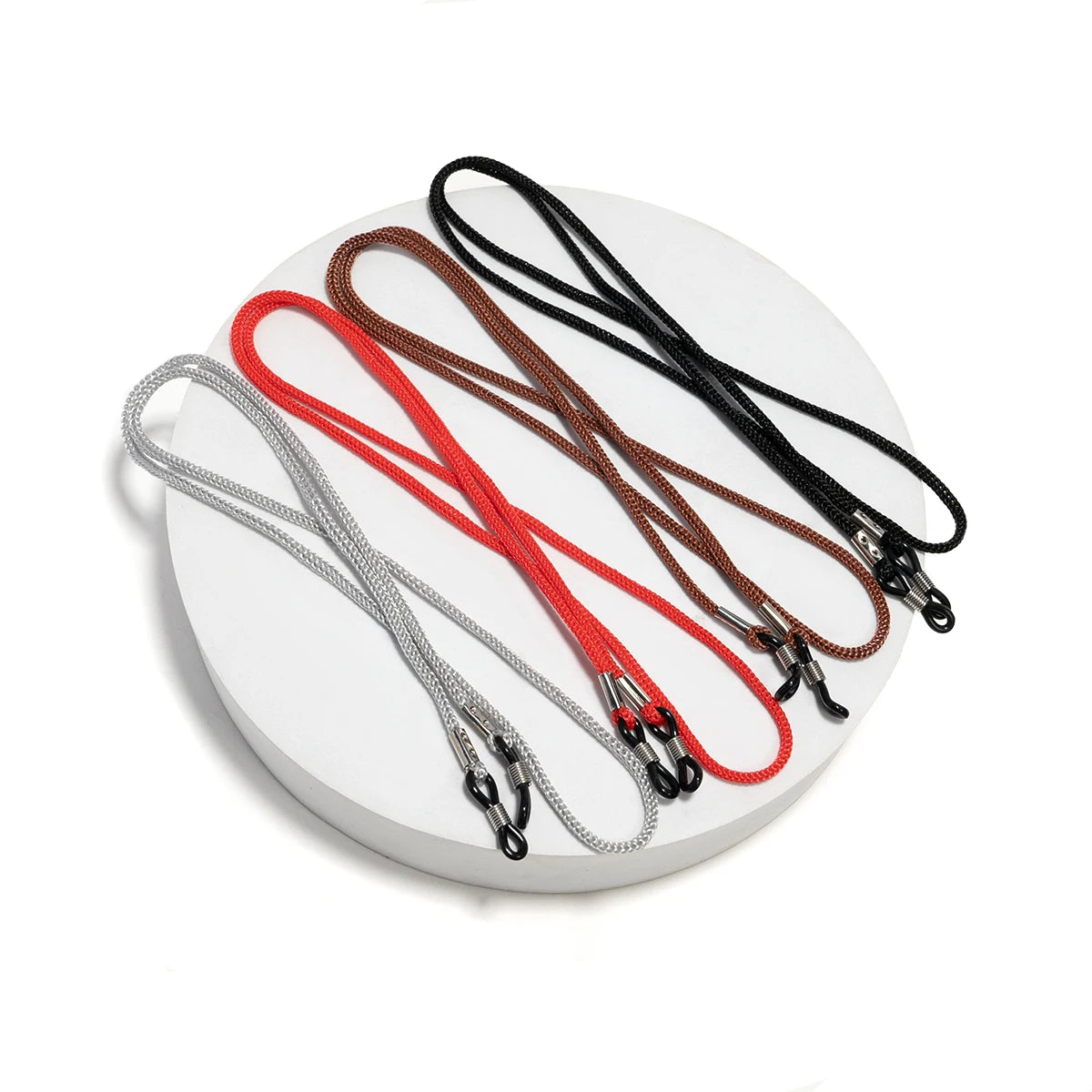 5ps Adjustable Glasses Strap Holder Anti Slip Glasses Cord Rope, Sports Sunglasses Chain Lanyard Eyewear Retainer Women Men