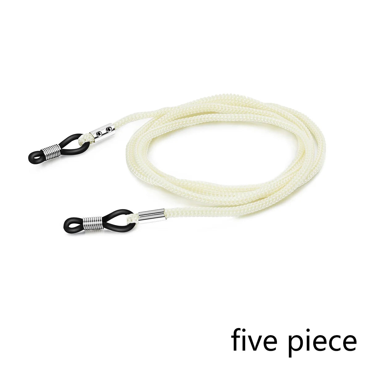 5ps Adjustable Glasses Strap Holder Anti Slip Glasses Cord Rope, Sports Sunglasses Chain Lanyard Eyewear Retainer Women Men