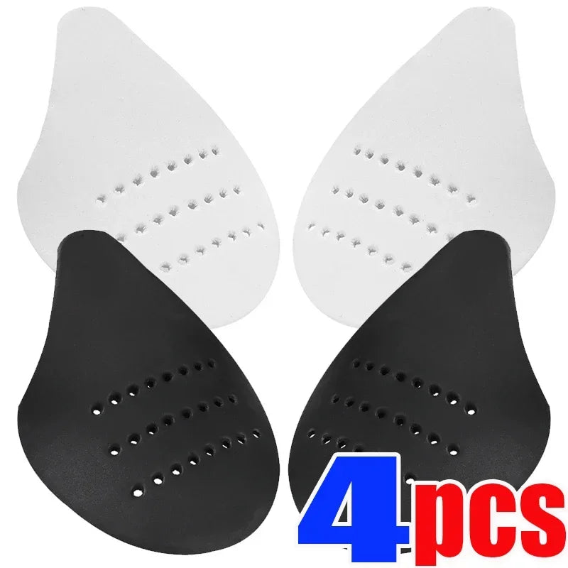 4/2Pcs Sneaker Shield Sneakers Anti Crease Wrinkled Fold Shoes Support Toe Cap Sport Ball Shoes Head Stretcher Head Shield