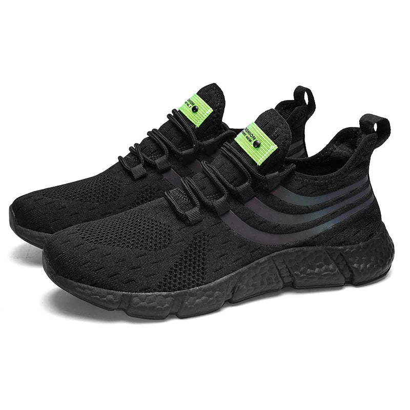 Men Shoes Breathable Classic Running Sneakers for Man Outdoor Light Comfortable Mesh Shoes Slip on Walking Shoes Tenis Masculino