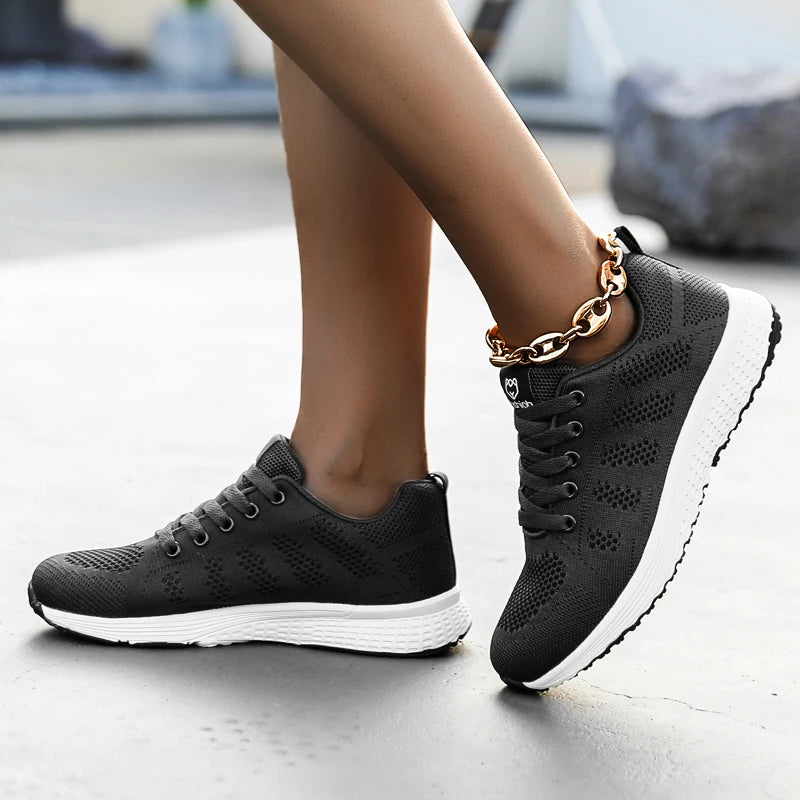 Sneakers for Women 2024 Trend Comfortable Woman Shoes Luxury Brand Summer Footwear Breathable Casual Sport Running Walking Shoes