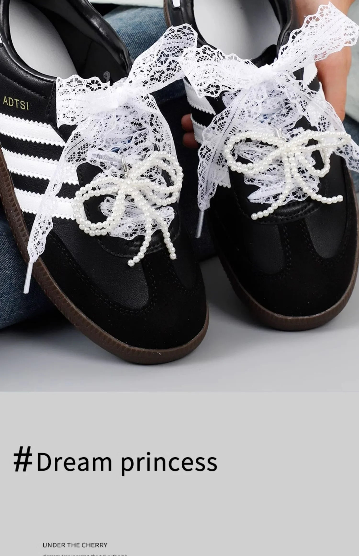 Fancy Lace 2.9CM Width Flat Shoelace for Sneakers Shoelaces for Women Casual Shoes Black White Shoe Laces Accessorices