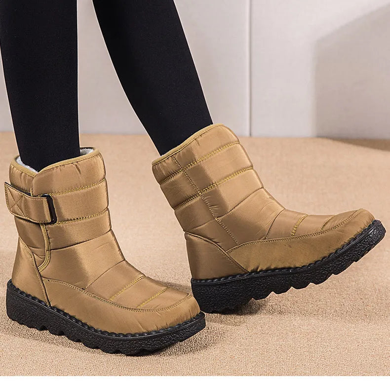 Women Boots 2024 Winter Shoes Woman Waterproof Snow Boots Winter Warm Fur Botas Mujer Korea Style Black Ankle Boots For Women