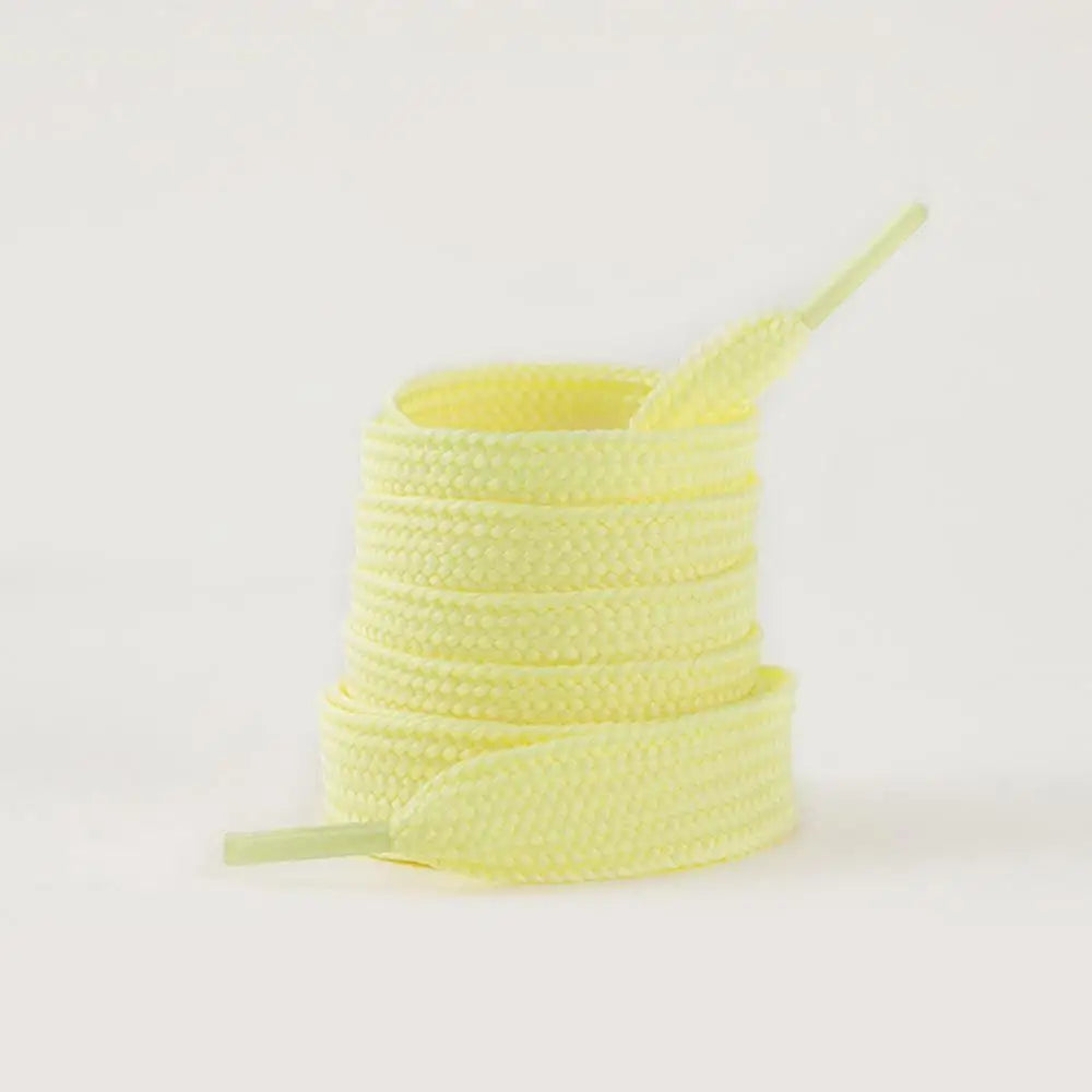 1 Pair Shoelaces Flat Thicken Weave Craft Off 2cm Wide Black White Shoe Laces High-top Sneaker Canvas Shoelace Accessories