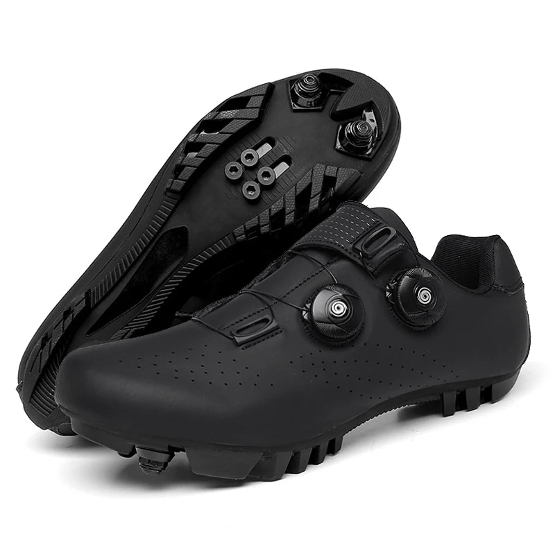 Cycling Sneaker MTB Men Sport Road Bike Boots Flat Racing Speed Sneakers Trail Mountain Bicycle Footwear Spd Pedal Cycling Shoes